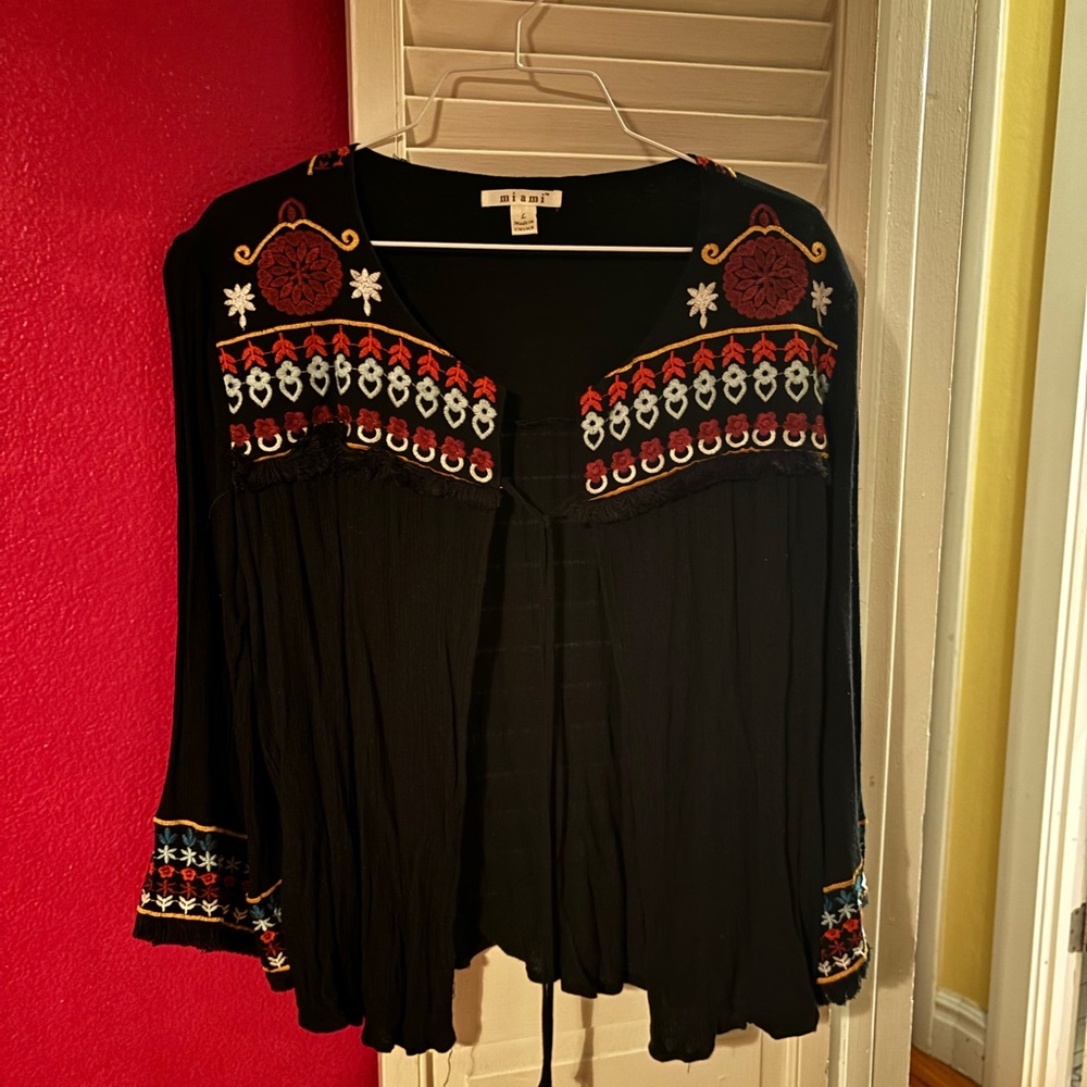boho-style layering top
